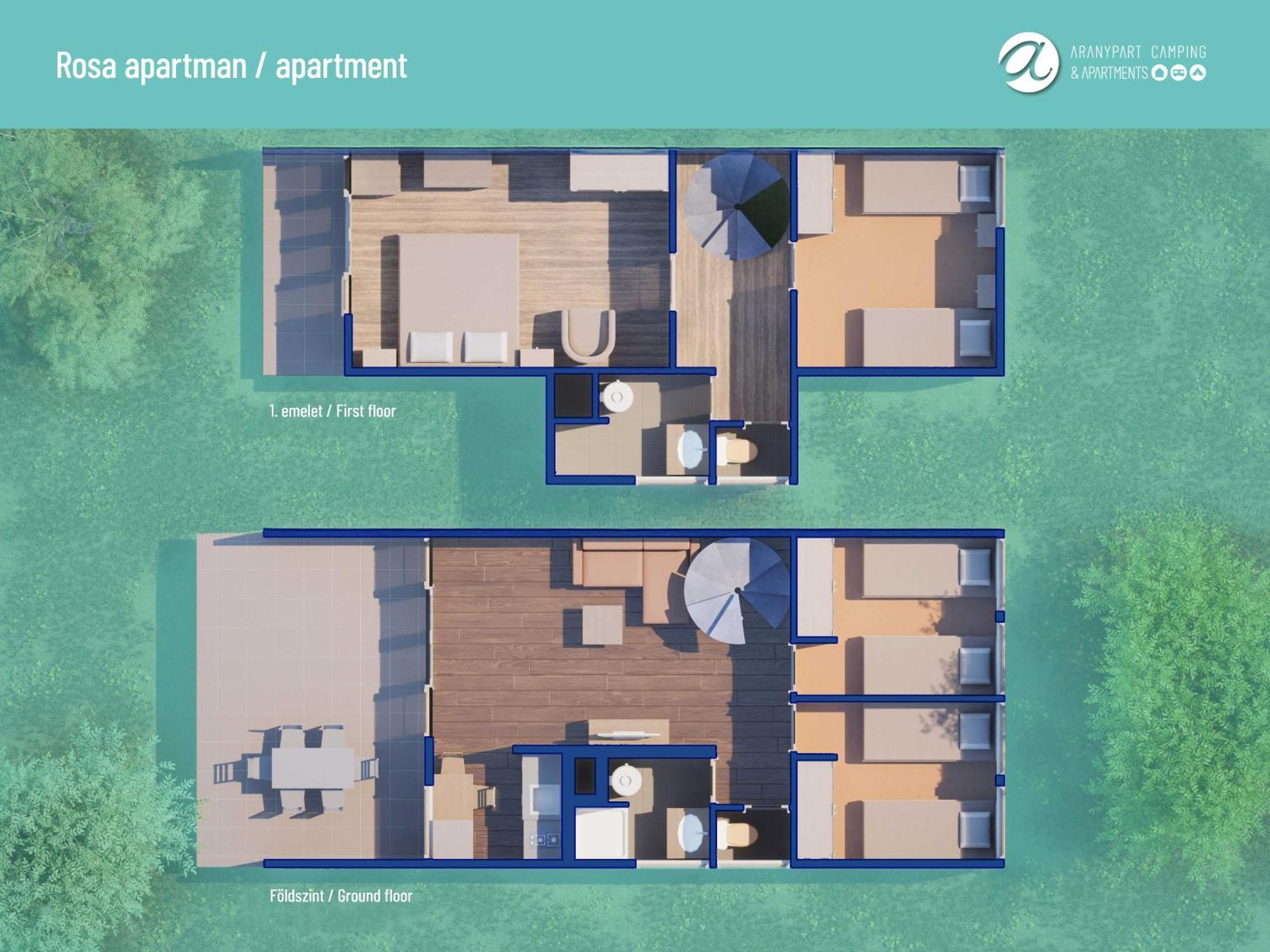 Aranypart Camping & Apartments ชิโอฟก ภายนอก รูปภาพ